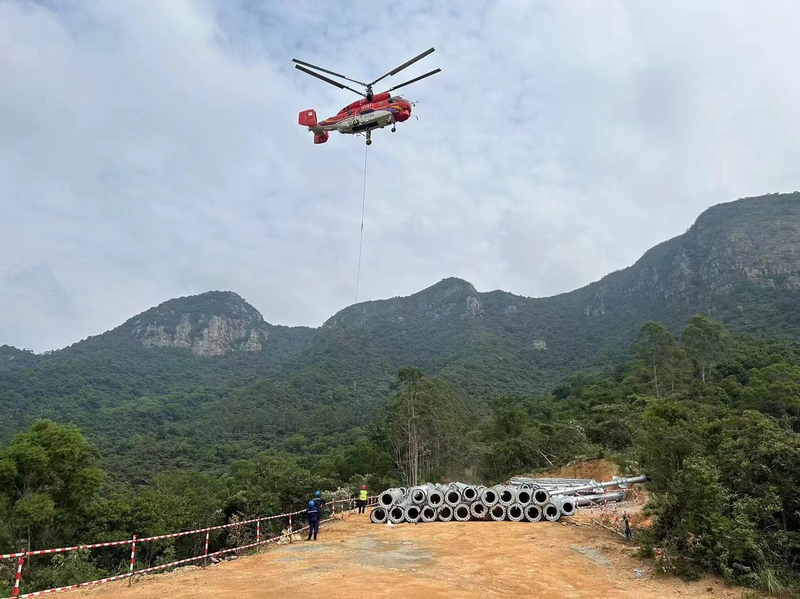 天博贵州送变电公司为运用于输电线路建设插上“翅膀”(图1)