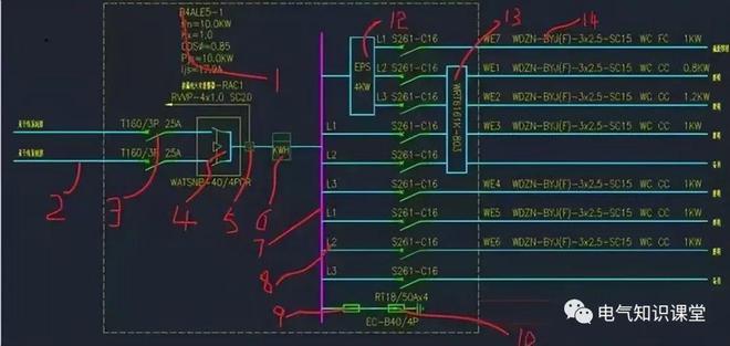 天博如何看懂配电箱系统图纸并能够做出？10多年电气老司机手把手教你(图4)